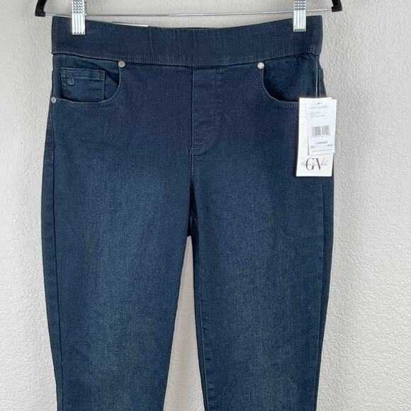 Gloria Vanderbilt Avery Pull-On Slim Fit Stretch Dark Denim Jegging Jeans 4 NWT - Picture 5 of 15